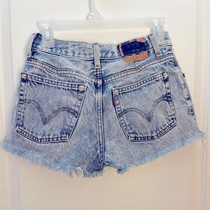 Levi denim shorts